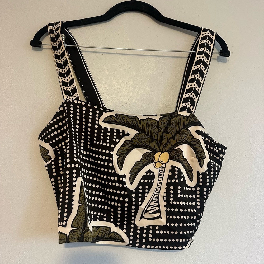 Rachel Zoe Palm Tree Set size M NWT - Picture 3 of 6